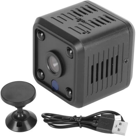 Mini Caméra WiFi HD 1080P avec Vision Nocturne, Détection de Mouvement, Caméra de Surveillance sans Fil pour Maison, Voiture, Bureau, Jardin (1/4)