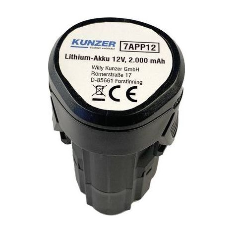 Kunzer 7APP12 batería recargable 12 V 2000 mAh negra