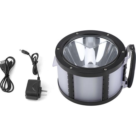 Wiederaufladbare LED-Campinglampe per USB, tragbare Notleuchte für den Außenbereich, 80–240 V europäischer Stecker (1/5)