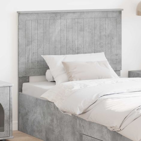 Tête de lit Gris béton 100 cm Bois d'ingénierie vidaXL
