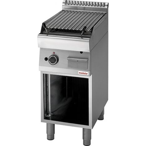 Grill pierre de lave 1 zone - Grille en fonte - Gaz naturel - Function 700 - Modular