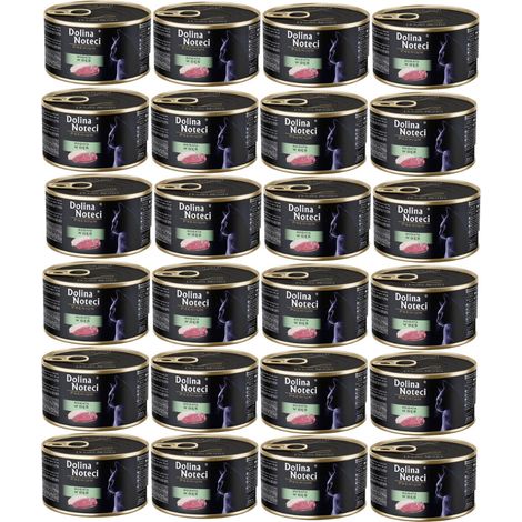 DOLINA NOTECI Premium Rico en Ganso - alimento húmedo para gatos - 24 x 185 g (1/2)