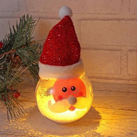 Adorno colgante para árbol de Navidad, bola, luces de decoración navideña C (1/5)