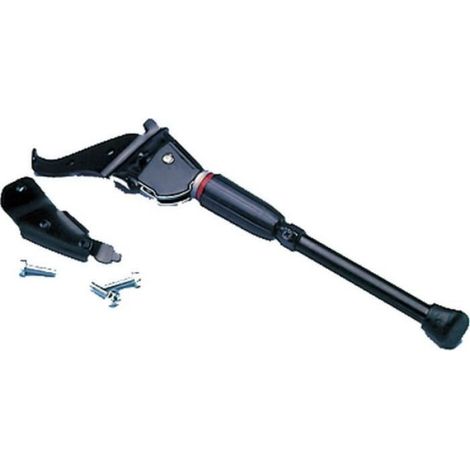 Béquille Vélo Latérale Arrière - Aluminium - Pour Vélos 24 À 28 Pouces - Noir - 1 Pièce