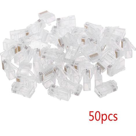 Cat6a/Cat7 RJ45-Stecker, geschirmt, 10P10C Netzwerk-Crimpverbinder (1/5)