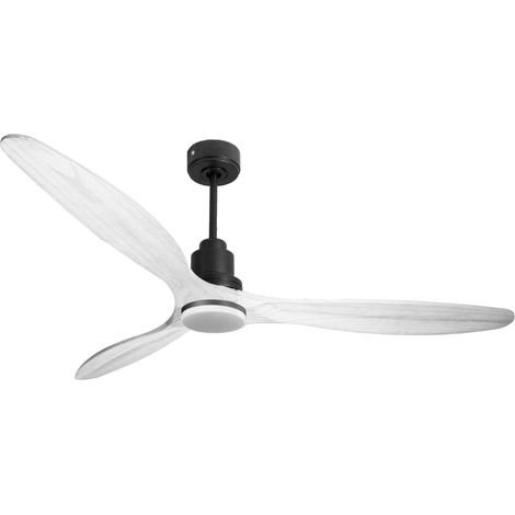 Ventilatore da soffitto Reversibile Termostato Dimmabile Wifi Motore CC Tetti inclinati Telecomando Luce a tre toni Hypersilence Memoria Shopify Vendible (AUTOMATICO) PURLINE SalD166C04LED67264