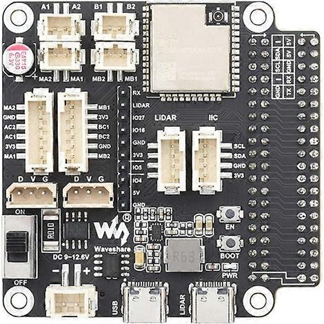 Waveshare Universal-Treiberplatine für Roboter basierend auf ESP32 Multifunktions-Schnittstellentreiberplatine unterstützt WLAN, Bluetooth und ESP-NOW (1/5)