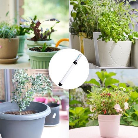 Set di 4 indicatori di livello dell'acqua per vasi da fiori – misuratore di umidità – monitor per l'irrigazione – 23 cm – 180 ml (1/5)
