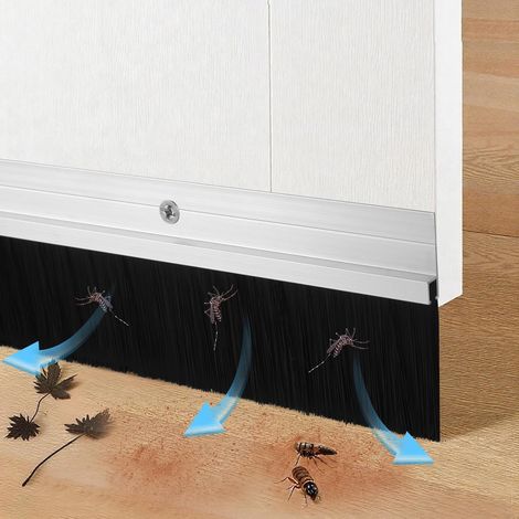 Brush Door Seal 53 x 880 mm (Pack of 2) (1/5)