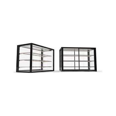 Vitrine Neutre Integra - 1200 mm - 3 Étagères - Sur Comptoir - Basse - Sayl