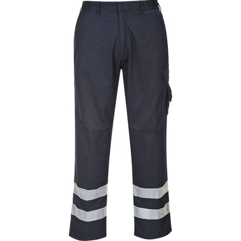 Pantalones de seguridad Combat Iona hechura Regular, color negro S917 XL Azul Marino