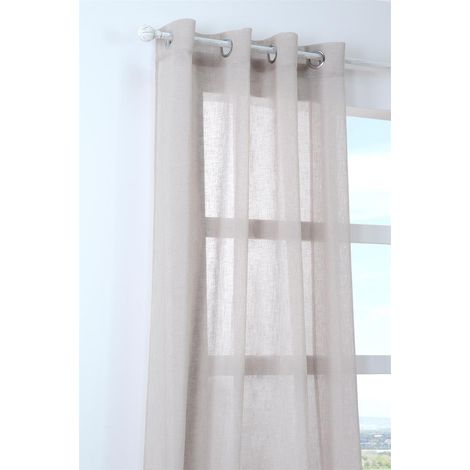 Dymo Paloma Vorhang beige 140x260 cm Polyester (1/4)