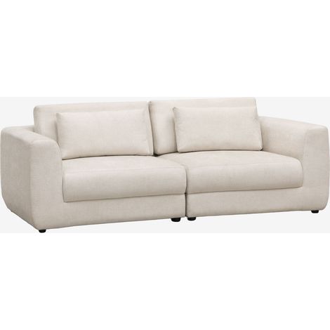 SKLUM 2-teiliges Modulares Sofa mit verstellbarer Kopfstütze aus Chenille Cataline                                   