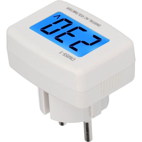 Digitales LCD-Voltmeter mit 100-300-V-Anzeige, für den Hausgebrauch, europäischer Stecker (1/5)