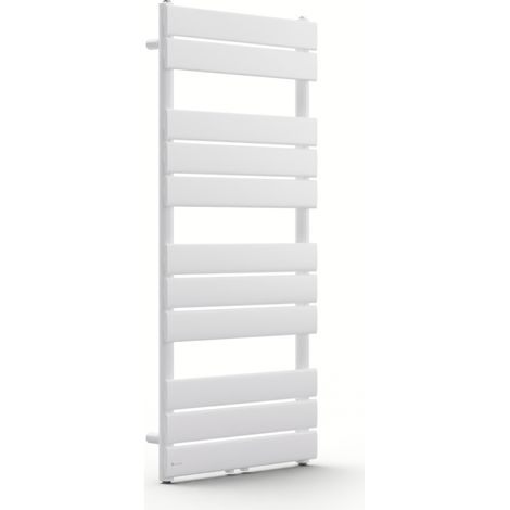 Blumfeldt Radiateur Eau Chaude Design Radiateur Vertical Eau Chaude pour Chauffage Maison Faible Conso d'Energie Silencieux Chauffage Mural 509W pour Salle de Bains Seche Serviette Eau Chaude Blanc (1/5)