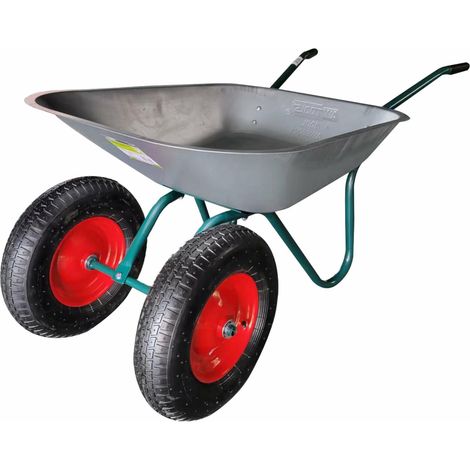 AWTOOLS TACZKA OGRODOWA  100L.DWA KOŁA FELGI METALOWE