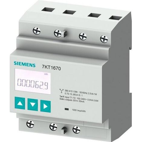 Siemens E-ZÄHLER 3PH 80A MODB.RTU+MID (7KT1666-0EE01-0EE0)