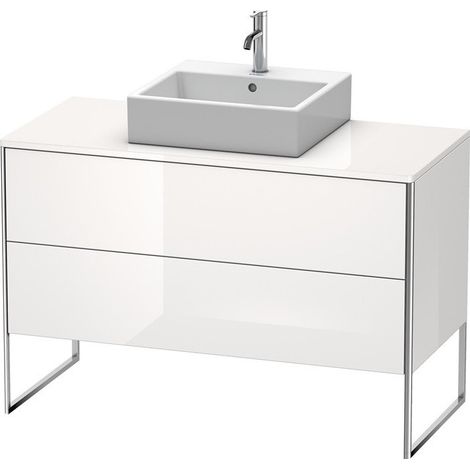 Meuble sous-vasque XSQUARE 778x1200x548mm blanc semi-brillant