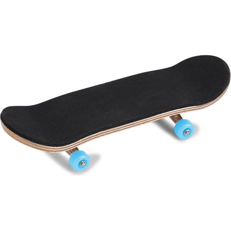 Planche à doigts en bois d'érable et alliage 1 pièce avec boîte, bleu clair, jouet anti-stress cadeau (1/5)