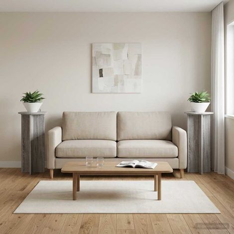 Teenpull – Pflanzenständer 2 pcs Graues Sonoma 40 x 40 x 80 cm (1/5)