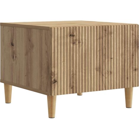 vidaXL Tavolino da salotto Rovere Artigianale 49 x 50 x 40 cm