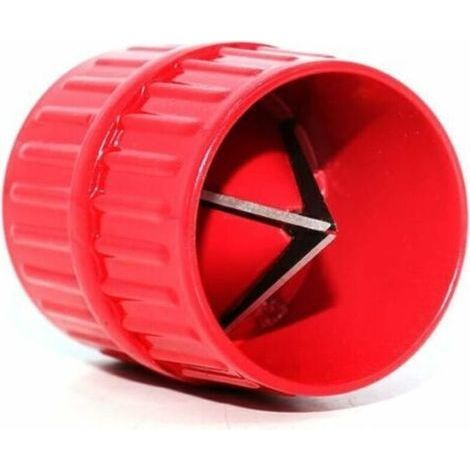 [JAMAIS UTILISÉ] 6-38 mm (1 pièce) Tubes de tuyauterie en cuivre universels en plastique ébavureur 2 en 1 pour usage intérieur et extérieur (1/4)