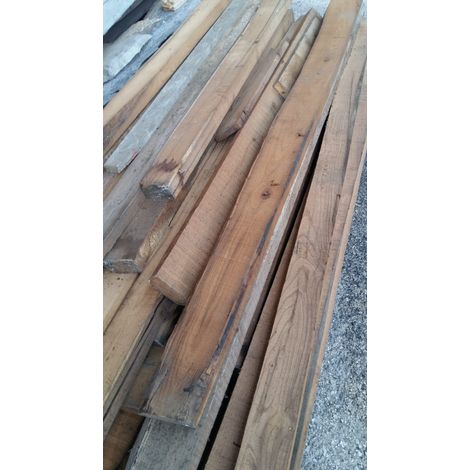4 Listelli Castagno Secolare Grezzo mm40xmm40xmm2000 Rustico (1/4)