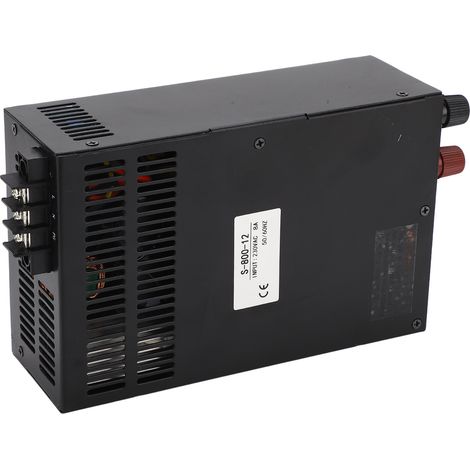 Einstellbares 800-W-Schaltnetzteil, 230-V-Wechselstromeingang, 12-V-Gleichstrom-Parallelausgang, für Industriemotoren und elektrolytische Abwasserbehandlung (1/5)