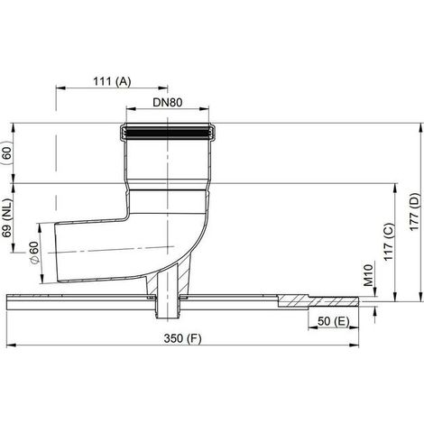 ATEC Schachteinführung m.Aufl. DN 60-80 , 0336 (1/3)
