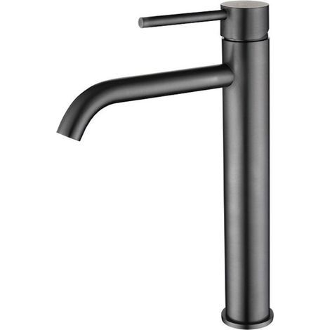 Mitigeur de lavabo pivotant à 360°, robinet de salle de bain monocommande, robinets de lavabo à poser réglables pour eau chaude et froide, aérateur amovible pour économiser l'eau (1/5)