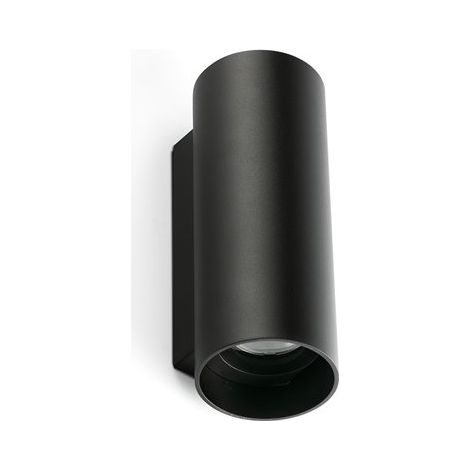 KOV 2L Aplique de pared redondo negro 3000K 34°/34° 71791-235 (1/3)