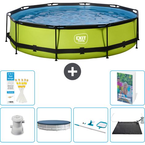 Exit Pool Rund - 360x76 cm - 7-teilig S241