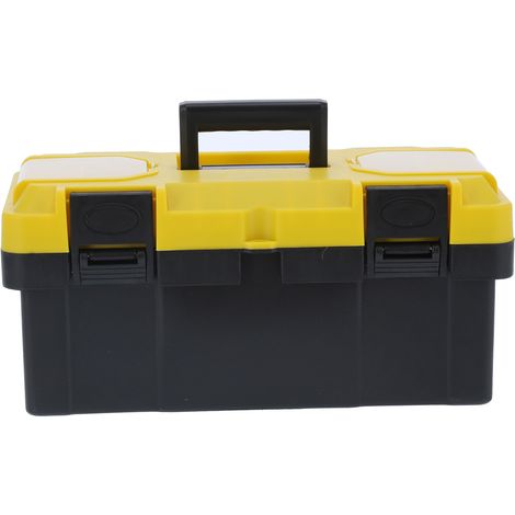 Coffre à outils ABS multifonction avec poignée antidérapante ergonomique, kit pratique pour bricolage et rangement, robuste et léger (1/5)