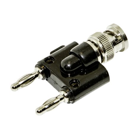 Adaptador mueller-electric bu-p1270 BNC a banana 500 voltios apilable