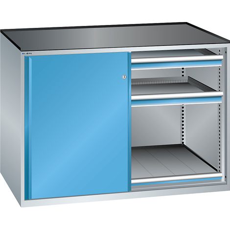 LISTA, Armoire à portes coulissantes, charge max par tablette