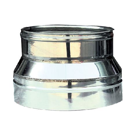 Aile de re'duction pour conduit de fume'e male 300 mm femelle 200 mm en acier inoxydable AISI 304