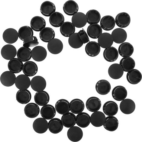Cache-vis ronds en nylon DOITOOL 20 noirs installation facile (1/5)