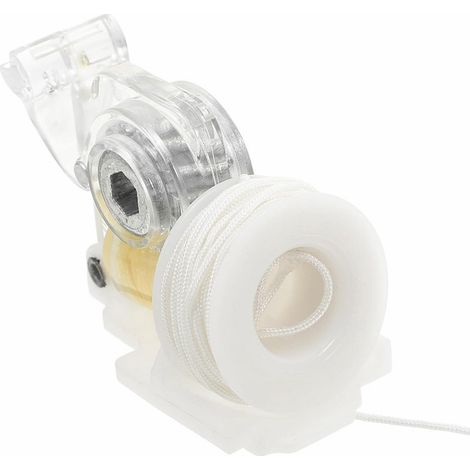 Retail 2-inch high rail cord winder, white pull cord, 10-meter Venetian blind accessory, square cord winder. (1/5)