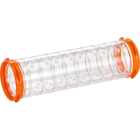 Ferplast Tubo FPI 4808 TUNNEL 8 Tubo dritto in plastica per criceti e altri piccoli roditori. Variante FPI 4808 TUNNEL 8 - Misure: Ø 6 x 21 cm - Colori misti (1/2)