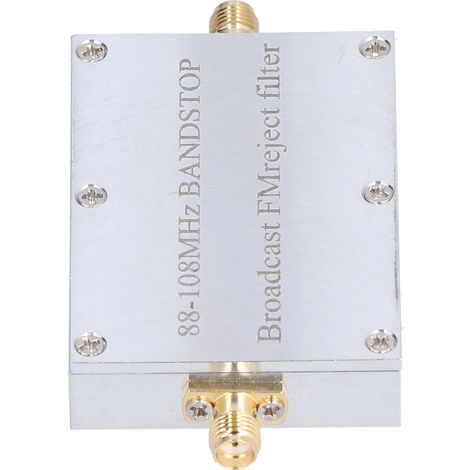 Bandsperrfilter 88–108 MHz, Aluminiumlegierung, einteilig, gratfrei, verschleißfest, FM-Sperrfilter (1/5)