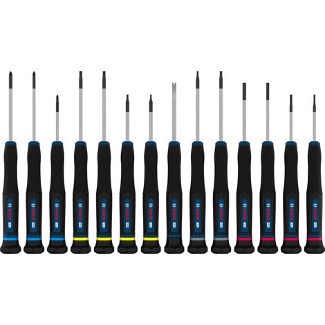 Bosch PRO Hand Tool - Screwdriver PRO Precision Screwdriver Set PH/SL/TX/TH/H, 14 pcs 1600A039PN (1/5)