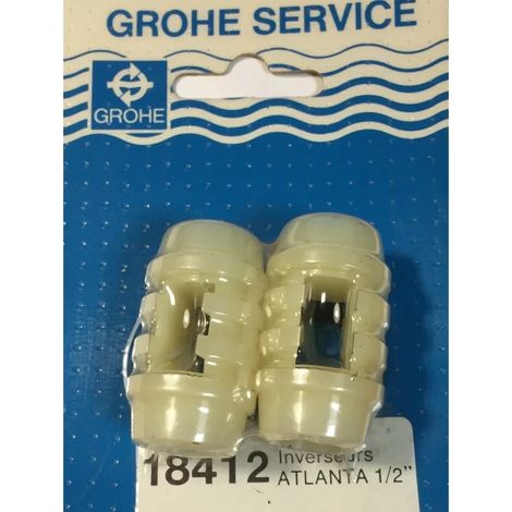 Grohe 18412 Inverseurs ATLANTA 1/2" (2pcs)