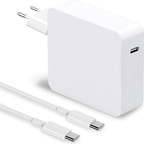 Chargeur 100W Compatible avec Mac Book Pro 13 14 15 16 Pouces pour Type C 96w 87w 61w 30w 29w USB C Chargeur pour Tous Les Ordinateurs Portables et téléphones Portables USB C (1/5)