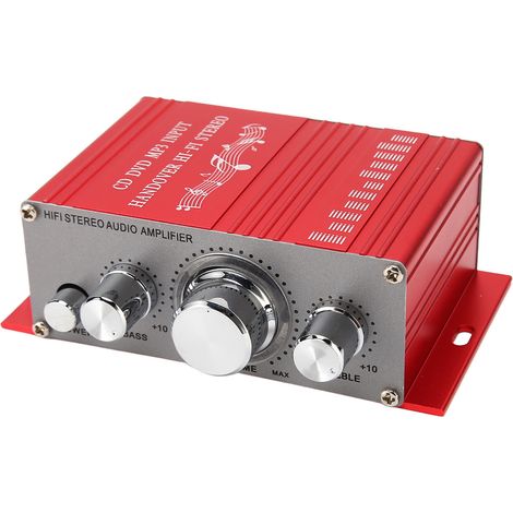 12V 4-Kanal HiFi-Auto-Verstärker, DSP für MP3/CD/DVD, leistungsstarkes Soundsystem 20Hz-20kHz