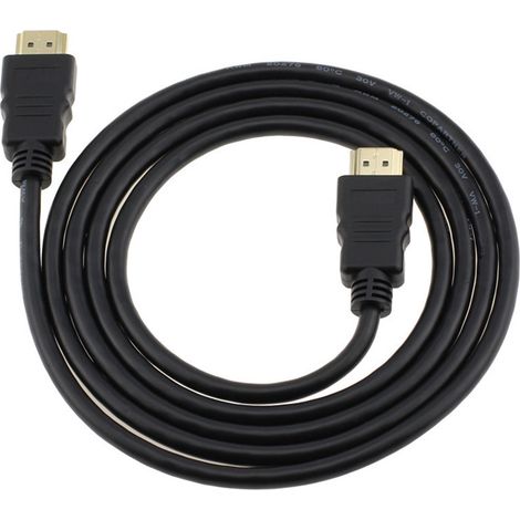 Câble Adaptateur USB vers HDMI - Convertisseur de Charge USB 2.0 Type A mâle vers HDMI mâle (Uniquement pour Le Chargement) (3 mètre Noir) (1/4)