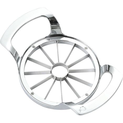 1 Coupe Pomme Acier Inoxydable, 12 Quartiers, Manche Antidérapant, Pour Pommes Et Poires, Cuisine