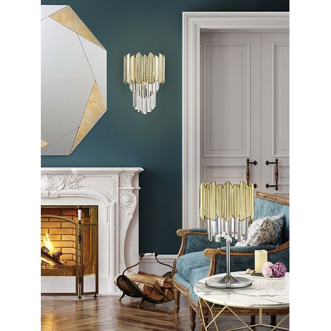 APLIQUE TIARA 1L CROMO-ORO (1/3)