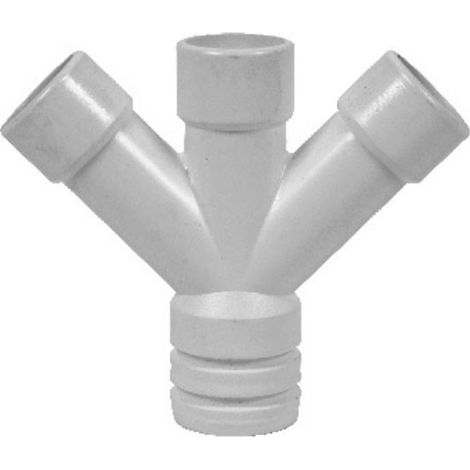 Derivación 3 entradas Ø20 mm y salida Ø32 mm para climatización (1/2)