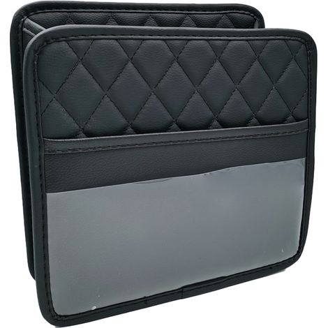 Sac de Rangement Intérieur Voiture - Cuir Synthétique - Barrière Entre Sièges Avant - Pour Enfants et Animaux - 1 Pièce (1/5)