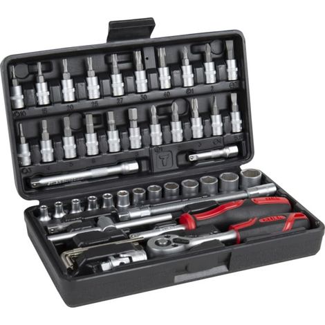 Jeu de douilles STIER 1/4" 48 pièces (1/3)